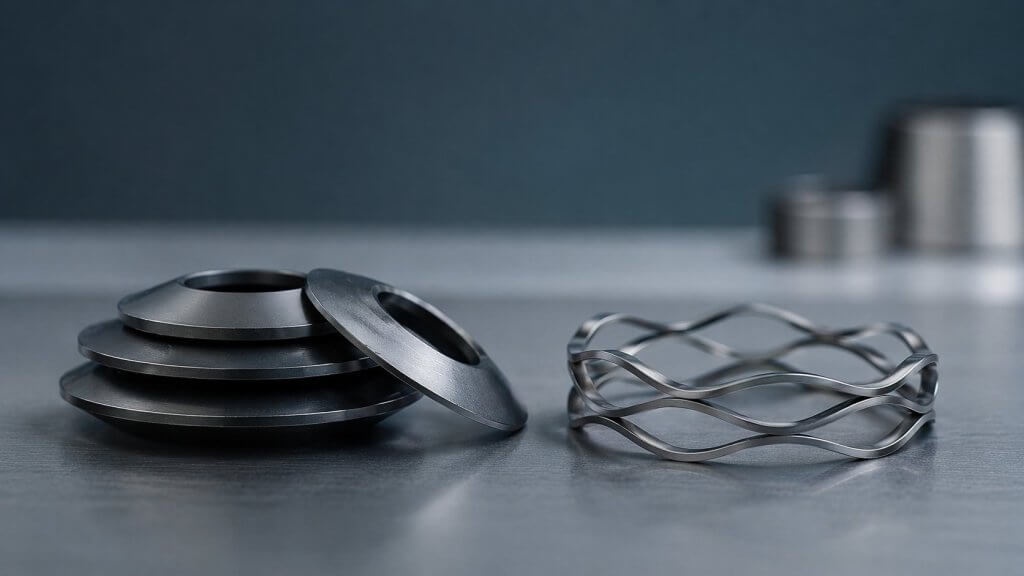 disk springs vs wave springs